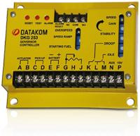Электронный регулятор оборотов Datakom DKG-253 (Вых.акт. 10А)