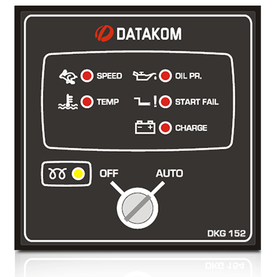 Удаленный запуск генератора Datakom DKG-152 (релейные выходы 10А)