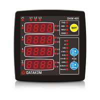 Datakom DKM-405 Анализатор сети, 96х96мм, THD, 1-вход, 1-выход, AC
