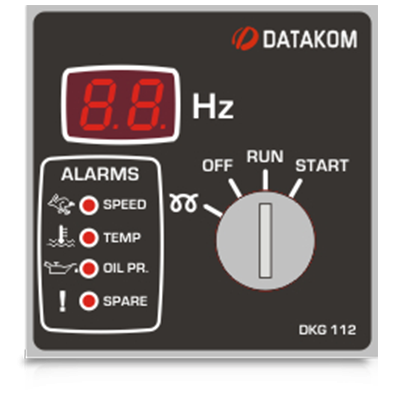 Ручной запуск генератора Datakom DKG-112 (24V energize to stop)