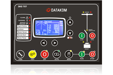 Синхронизация группы генераторов Datakom DKG-707
